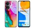 Funda Silicona para Huawei Honor X7 diseño Mármol 15 Dibujos