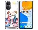 Funda Silicona para Huawei Honor X7 diseño Café Dibujos