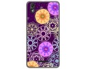 Funda Gel Tpu para Wiko Lenny4 Plus Diseño Radial Dibujos