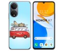 Funda Silicona para Huawei Honor X7 diseño Furgoneta Dibujos