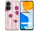 Funda Silicona para Huawei Honor X7 diseño Flores Vintage Dibujos