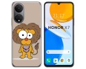 Funda Silicona para Huawei Honor X7 diseño Leon Dibujos