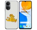 Funda Silicona para Huawei Honor X7 diseño Leones Dibujos