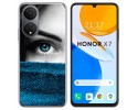 Funda Silicona para Huawei Honor X7 diseño Ojo Dibujos