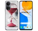 Funda Silicona para Huawei Honor X7 diseño Reloj Dibujos