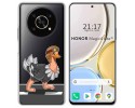 Funda Silicona Transparente para Huawei Honor Magic 4 Lite diseño Avestruz Dibujos