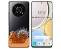 Funda Silicona Transparente para Huawei Honor Magic 4 Lite diseño Bufalo Dibujos
