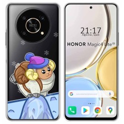 Funda Silicona Transparente para Huawei Honor Magic 4 Lite diseño Cabra Dibujos