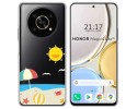 Funda Silicona Transparente para Huawei Honor Magic 4 Lite diseño Playa Dibujos