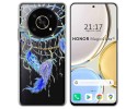 Funda Silicona Transparente para Huawei Honor Magic 4 Lite diseño Plumas Dibujos