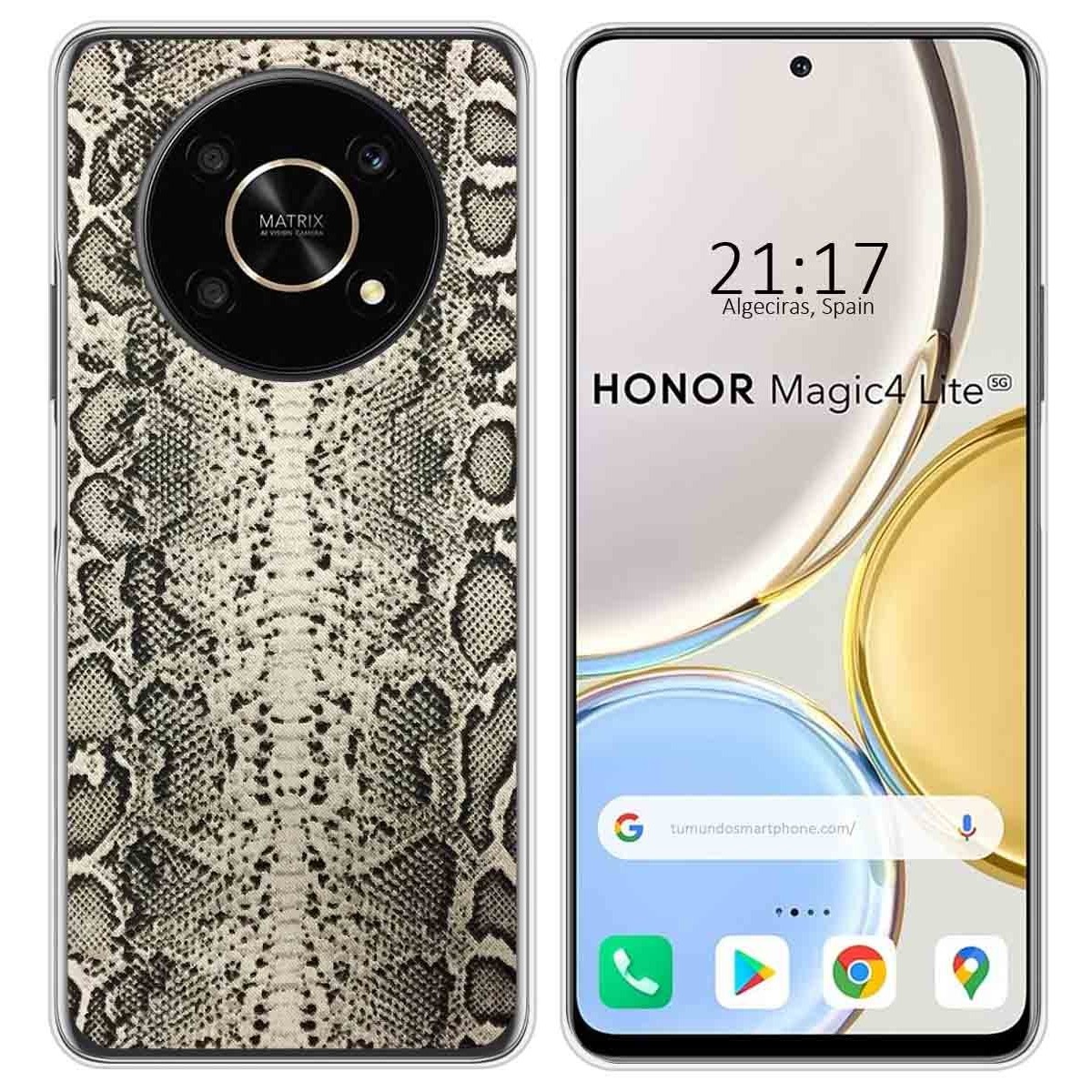 Funda Silicona para Huawei Honor Magic 4 Lite diseño Animal 01 Dibujos