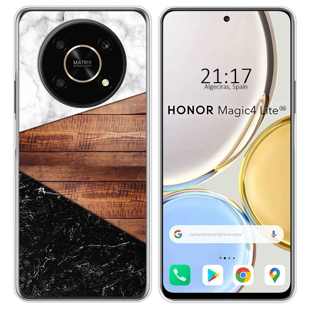 Funda Silicona para Huawei Honor Magic 4 Lite diseño Mármol 11 Dibujos