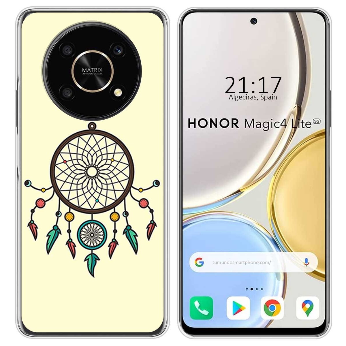 Funda Silicona para Huawei Honor Magic 4 Lite diseño Atrapasueños Dibujos
