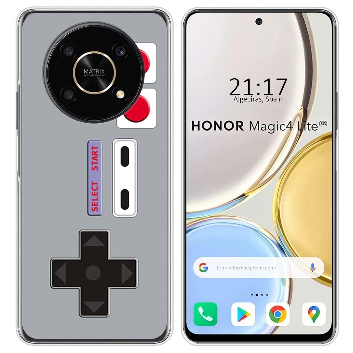 Funda Silicona para Huawei Honor Magic 4 Lite diseño Consola Dibujos