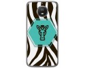 Funda Gel Tpu para Motorola Moto G5S Diseño Cebra Dibujos