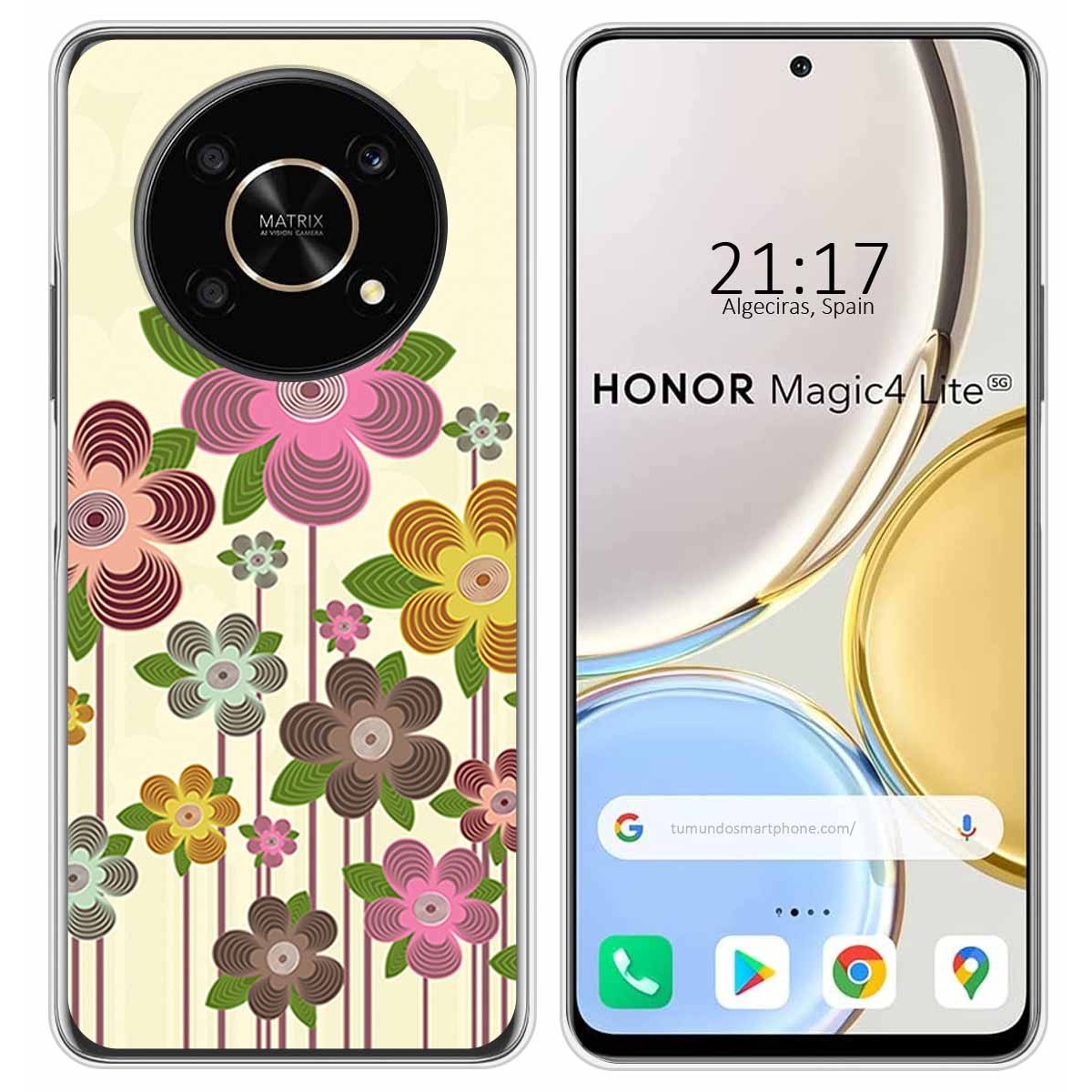 Funda Silicona para Huawei Honor Magic 4 Lite diseño Primavera En Flor Dibujos