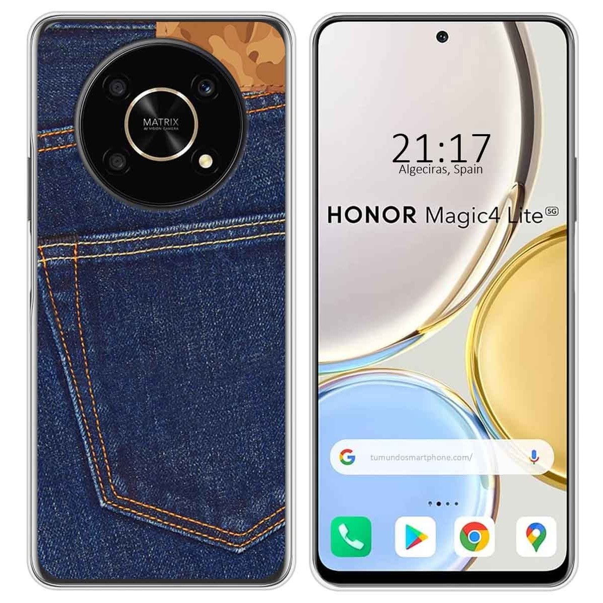 Funda Silicona para Huawei Honor Magic 4 Lite diseño Vaquero Dibujos