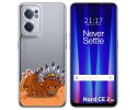 Funda Silicona Transparente para Oneplus Nord CE 2 5G diseño Bufalo Dibujos