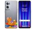 Funda Silicona Transparente para Oneplus Nord CE 2 5G diseño Leopardo Dibujos
