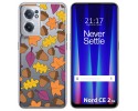 Funda Silicona Transparente para Oneplus Nord CE 2 5G diseño Otoño Dibujos
