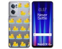 Funda Silicona Transparente para Oneplus Nord CE 2 5G diseño Pato Dibujos