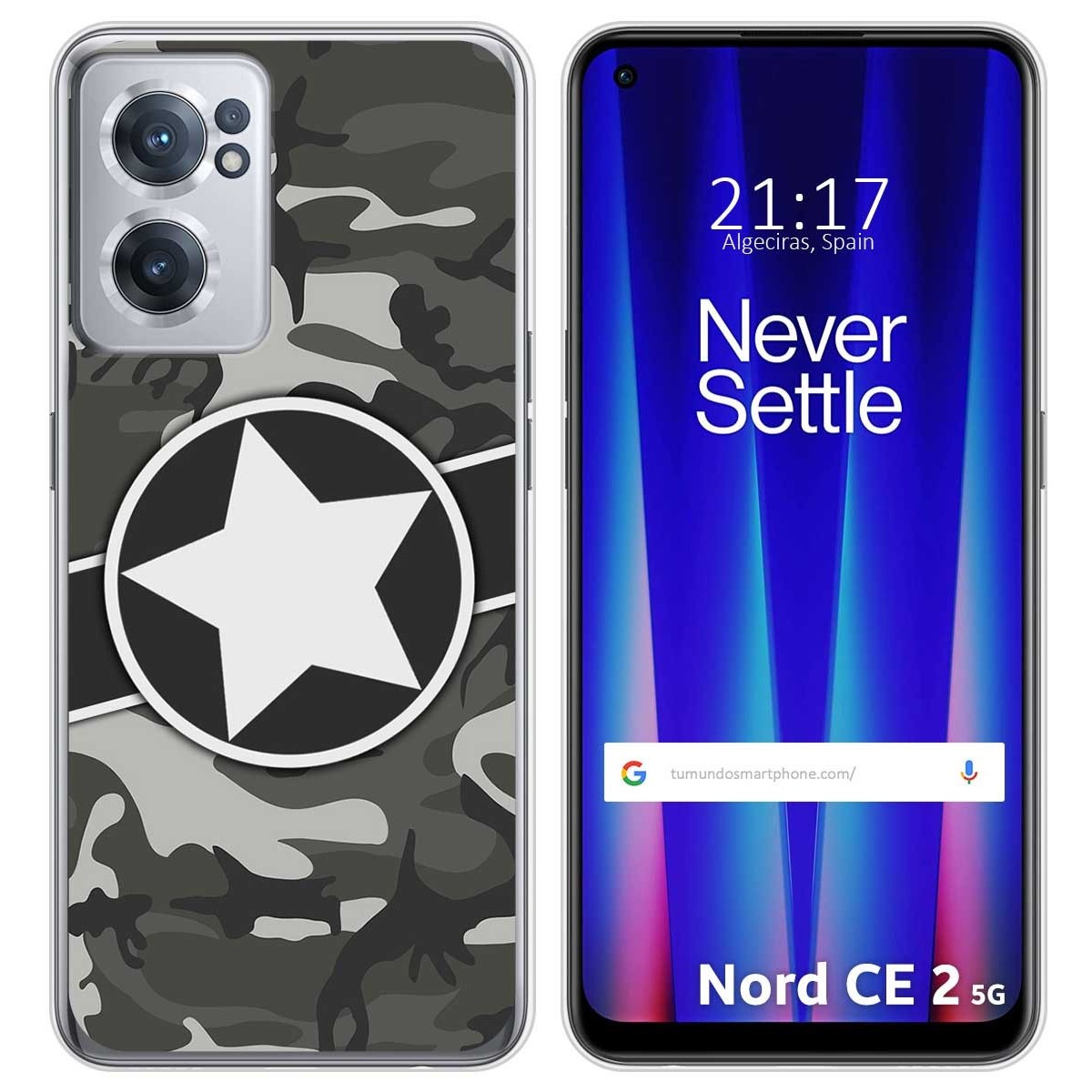 Funda Silicona para Oneplus Nord CE 2 5G diseño Camuflaje 02 Dibujos