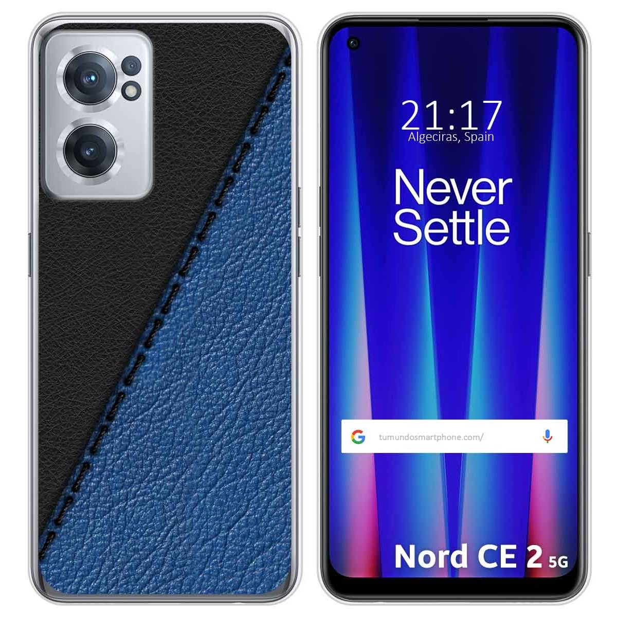 Funda Silicona para Oneplus Nord CE 2 5G diseño Cuero 02 Dibujos