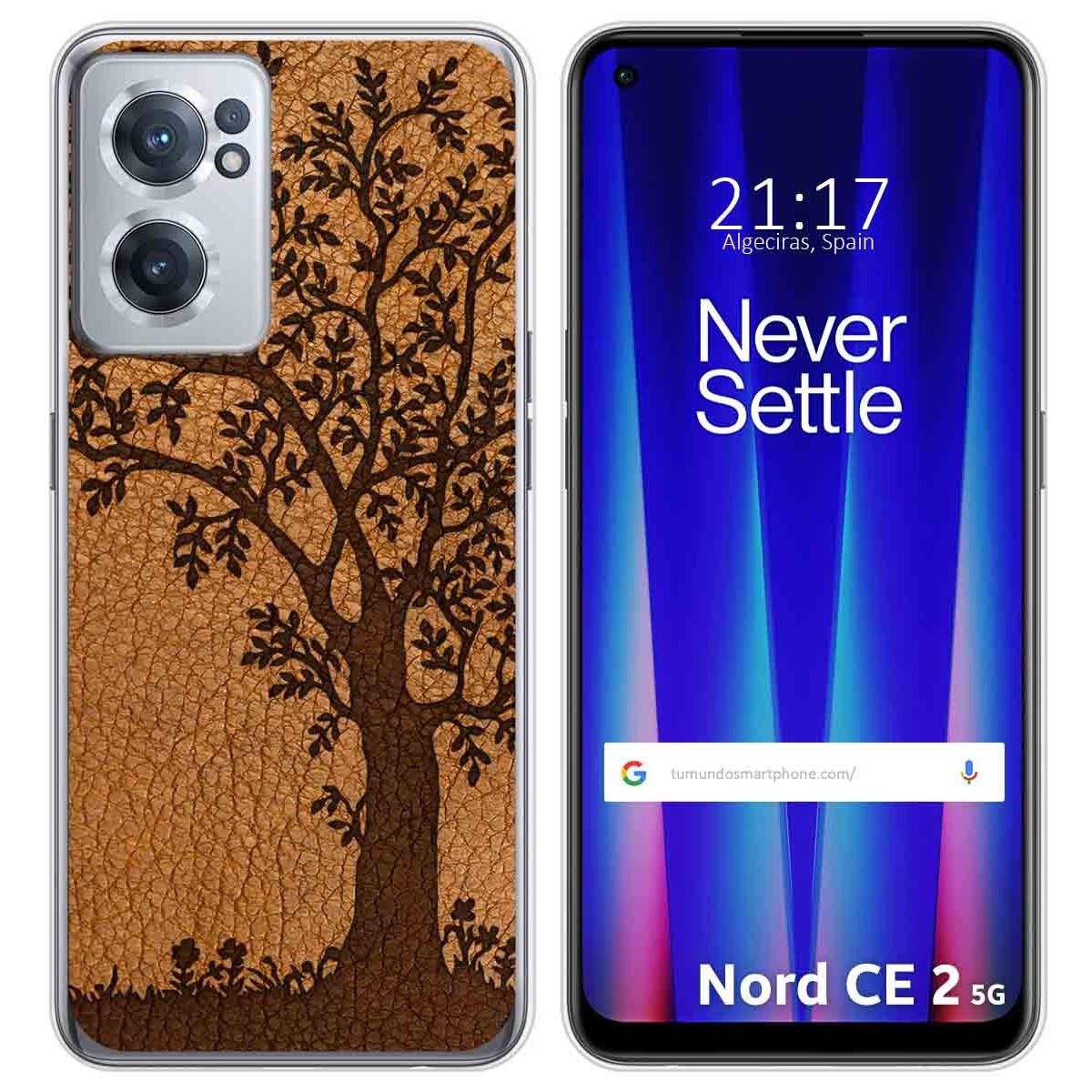 Funda Silicona para Oneplus Nord CE 2 5G diseño Cuero 03 Dibujos