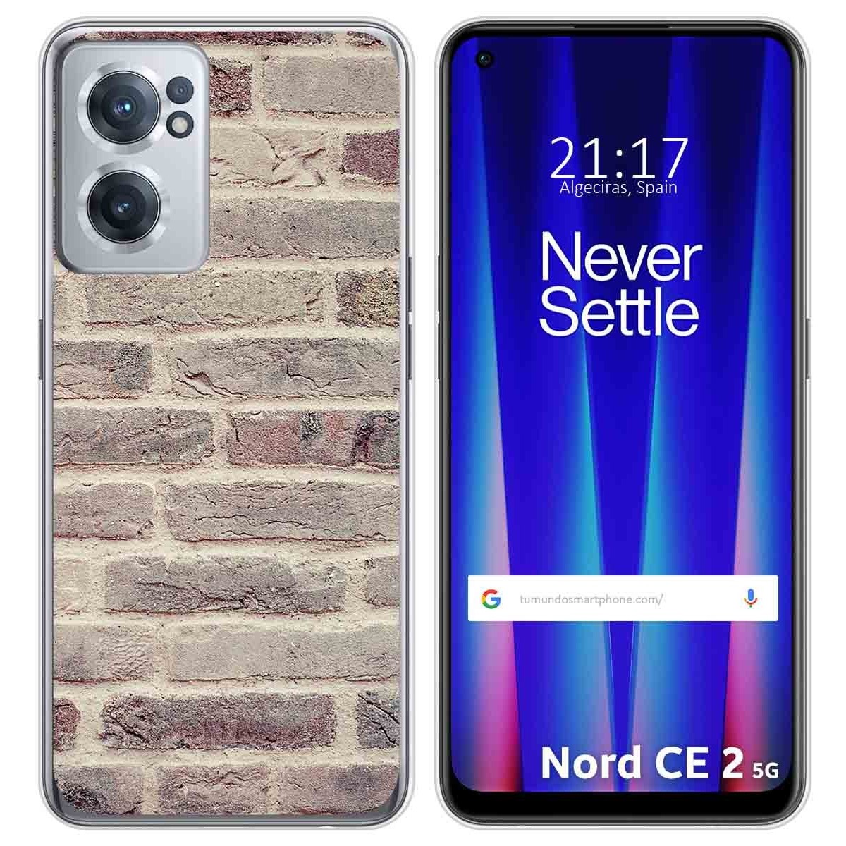 Funda Silicona para Oneplus Nord CE 2 5G diseño Ladrillo 01 Dibujos