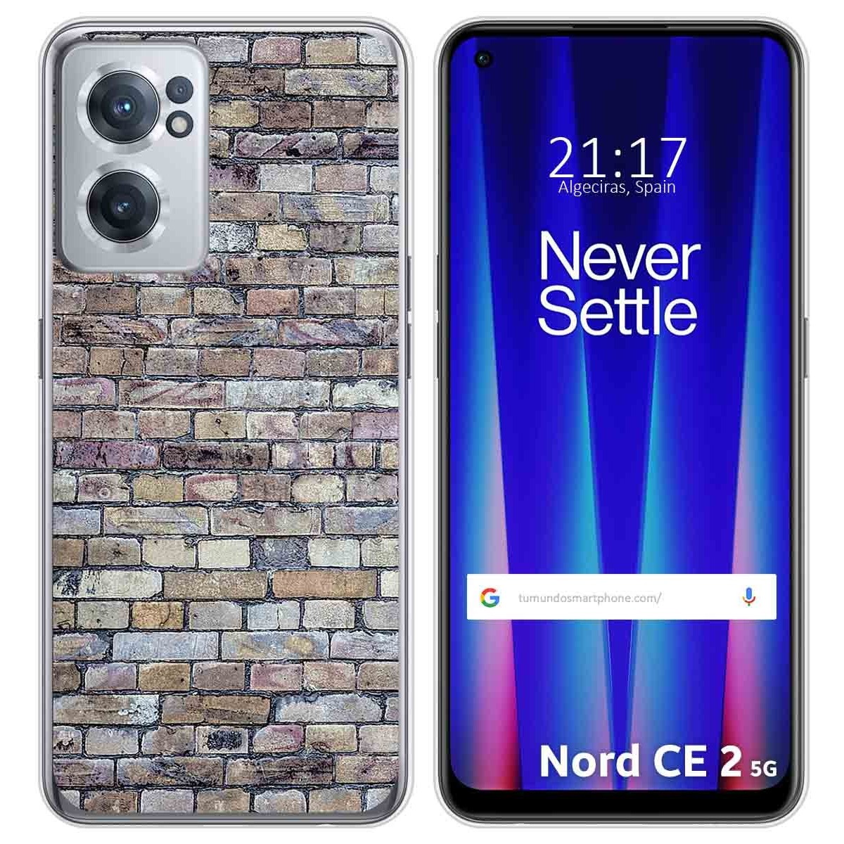Funda Silicona para Oneplus Nord CE 2 5G diseño Ladrillo 02 Dibujos