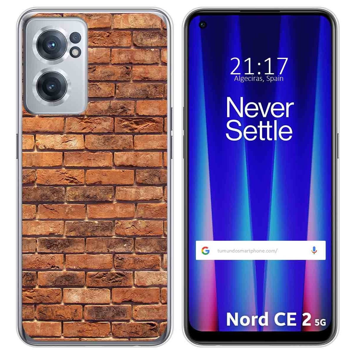 Funda Silicona para Oneplus Nord CE 2 5G diseño Ladrillo 04 Dibujos