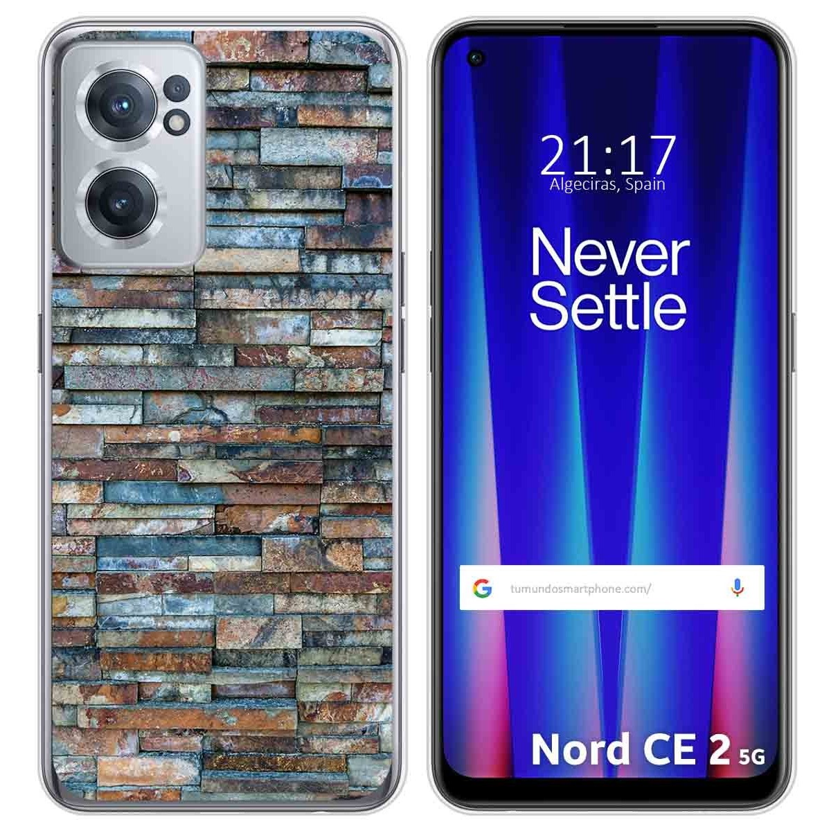 Funda Silicona para Oneplus Nord CE 2 5G diseño Ladrillo 05 Dibujos