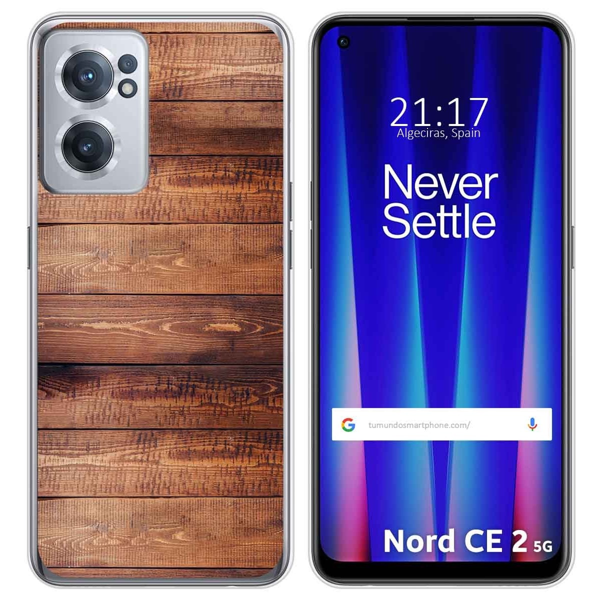 Funda Silicona para Oneplus Nord CE 2 5G diseño Madera 02 Dibujos