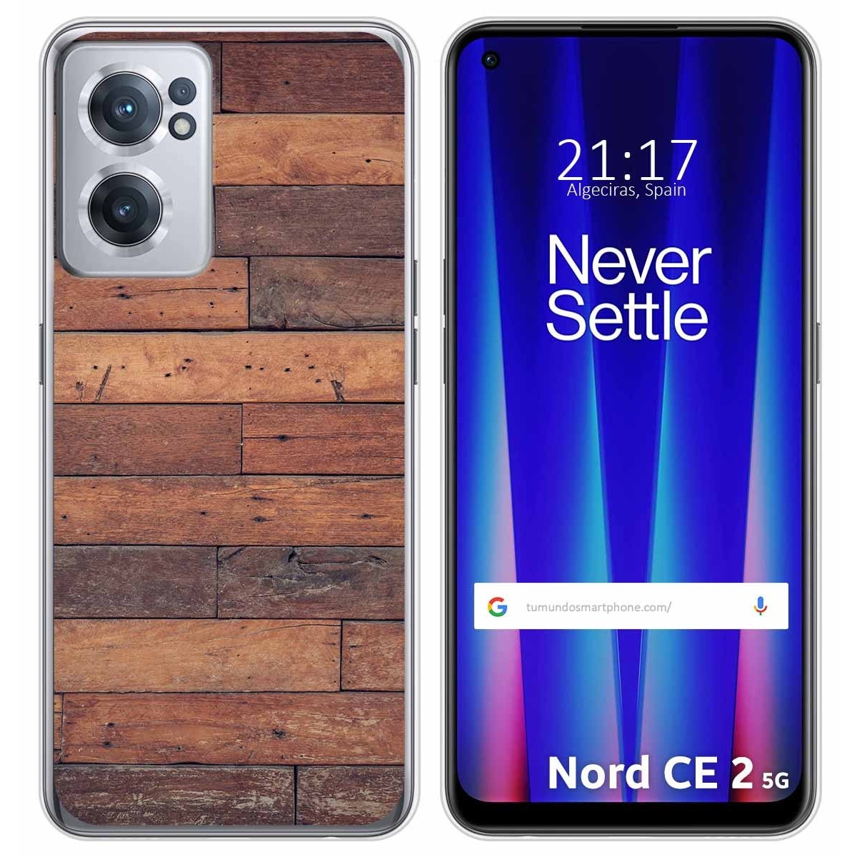 Funda Silicona para Oneplus Nord CE 2 5G diseño Madera 03 Dibujos