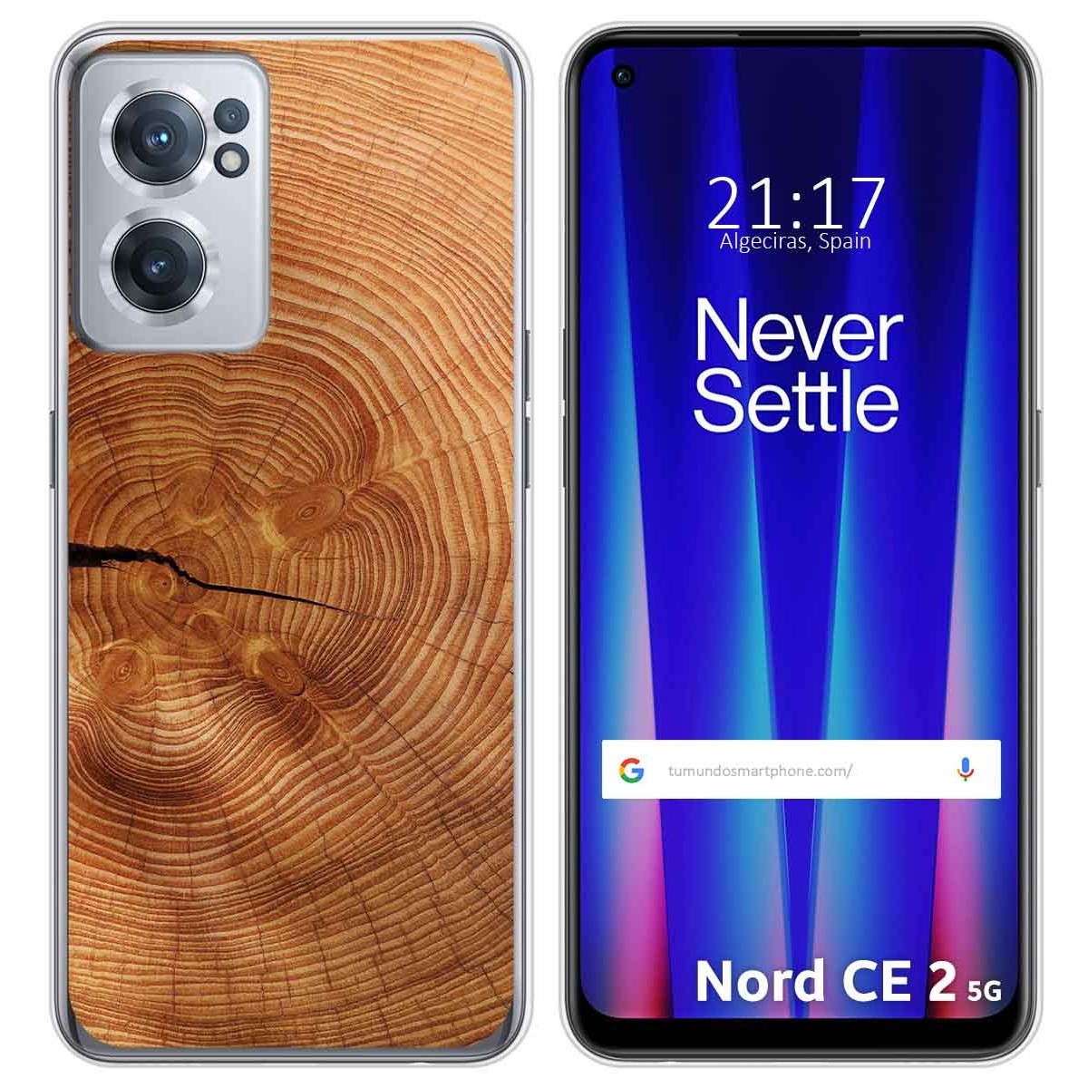 Funda Silicona para Oneplus Nord CE 2 5G diseño Madera 04 Dibujos