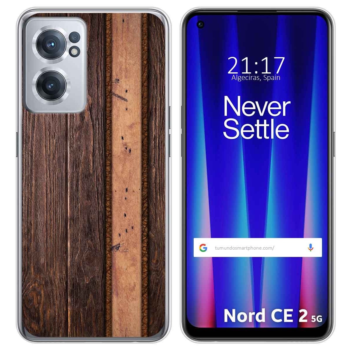 Funda Silicona para Oneplus Nord CE 2 5G diseño Madera 05 Dibujos