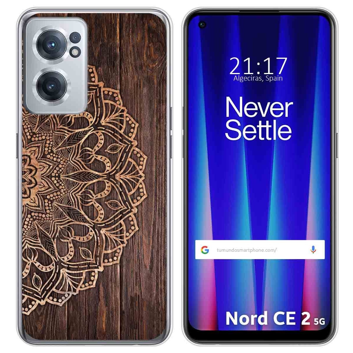 Funda Silicona para Oneplus Nord CE 2 5G diseño Madera 06 Dibujos