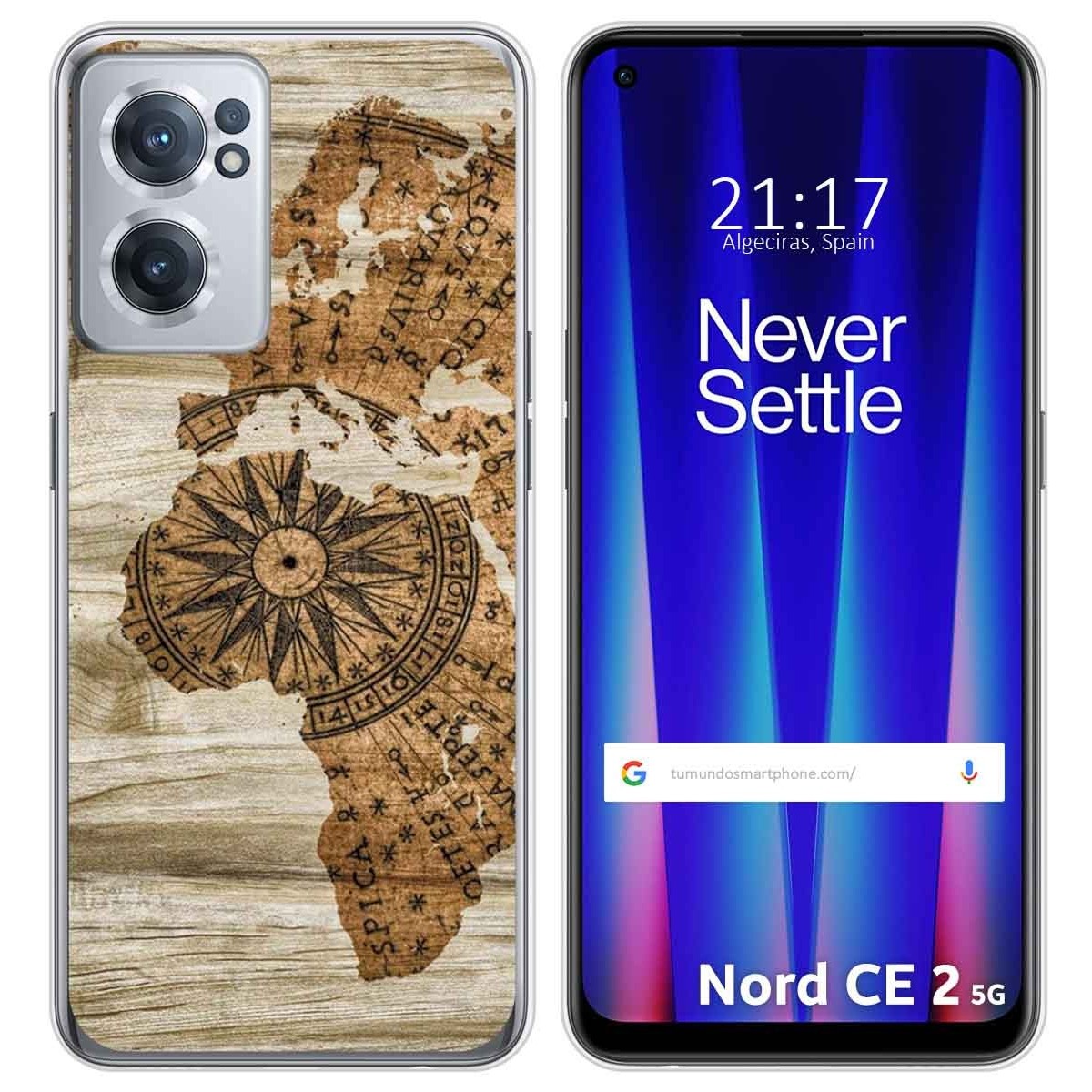 Funda Silicona para Oneplus Nord CE 2 5G diseño Madera 07 Dibujos