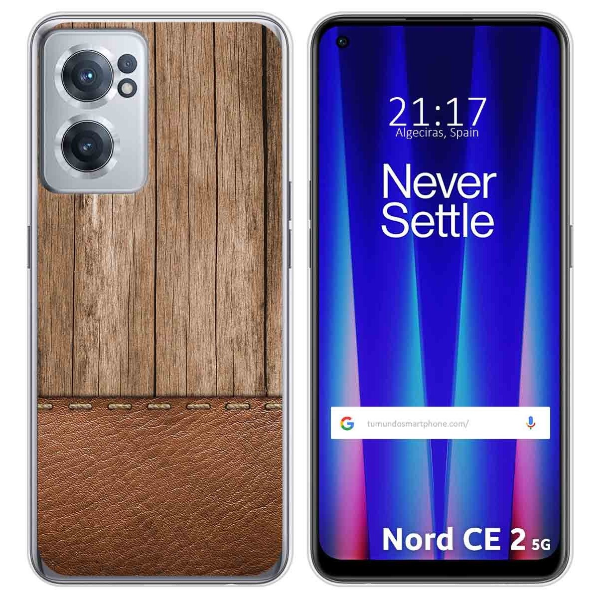 Funda Silicona para Oneplus Nord CE 2 5G diseño Madera 09 Dibujos
