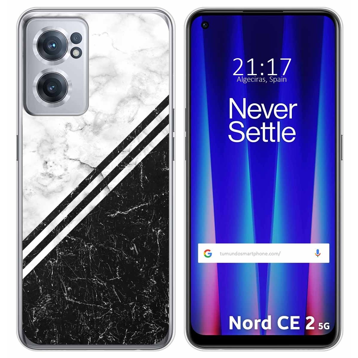Funda Silicona para Oneplus Nord CE 2 5G diseño Mármol 01 Dibujos