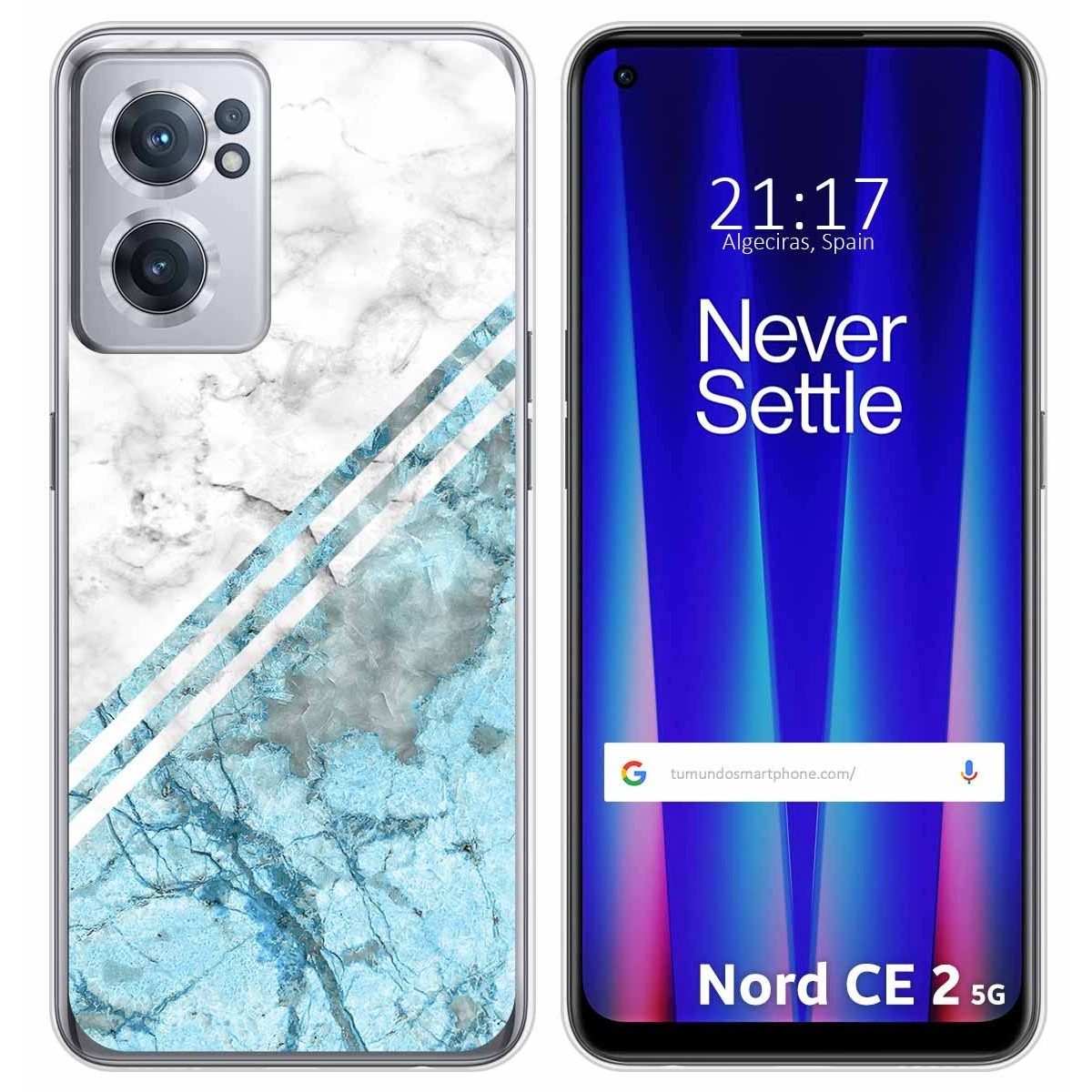 Funda Silicona para Oneplus Nord CE 2 5G diseño Mármol 02 Dibujos