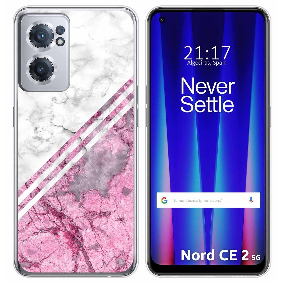 Funda Silicona para Oneplus Nord CE 2 5G diseño Mármol 03 Dibujos