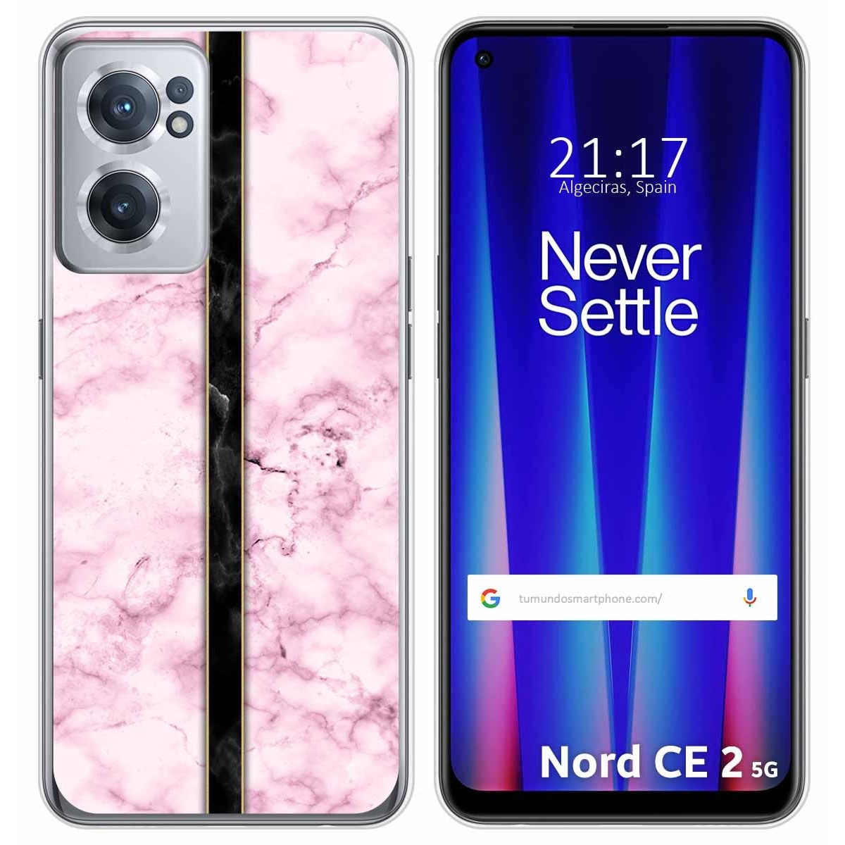 Funda Silicona para Oneplus Nord CE 2 5G diseño Mármol 04 Dibujos