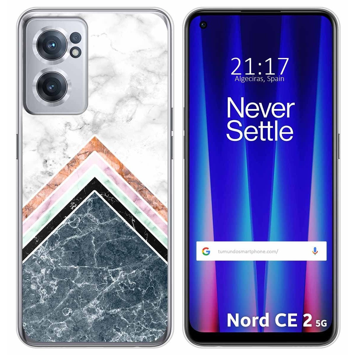 Funda Silicona para Oneplus Nord CE 2 5G diseño Mármol 05 Dibujos