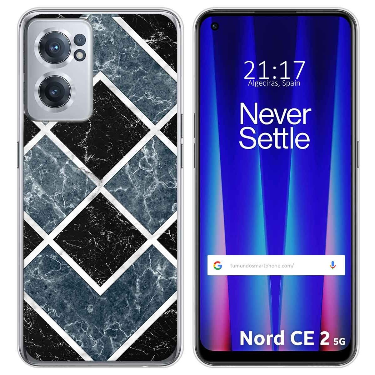 Funda Silicona para Oneplus Nord CE 2 5G diseño Mármol 06 Dibujos