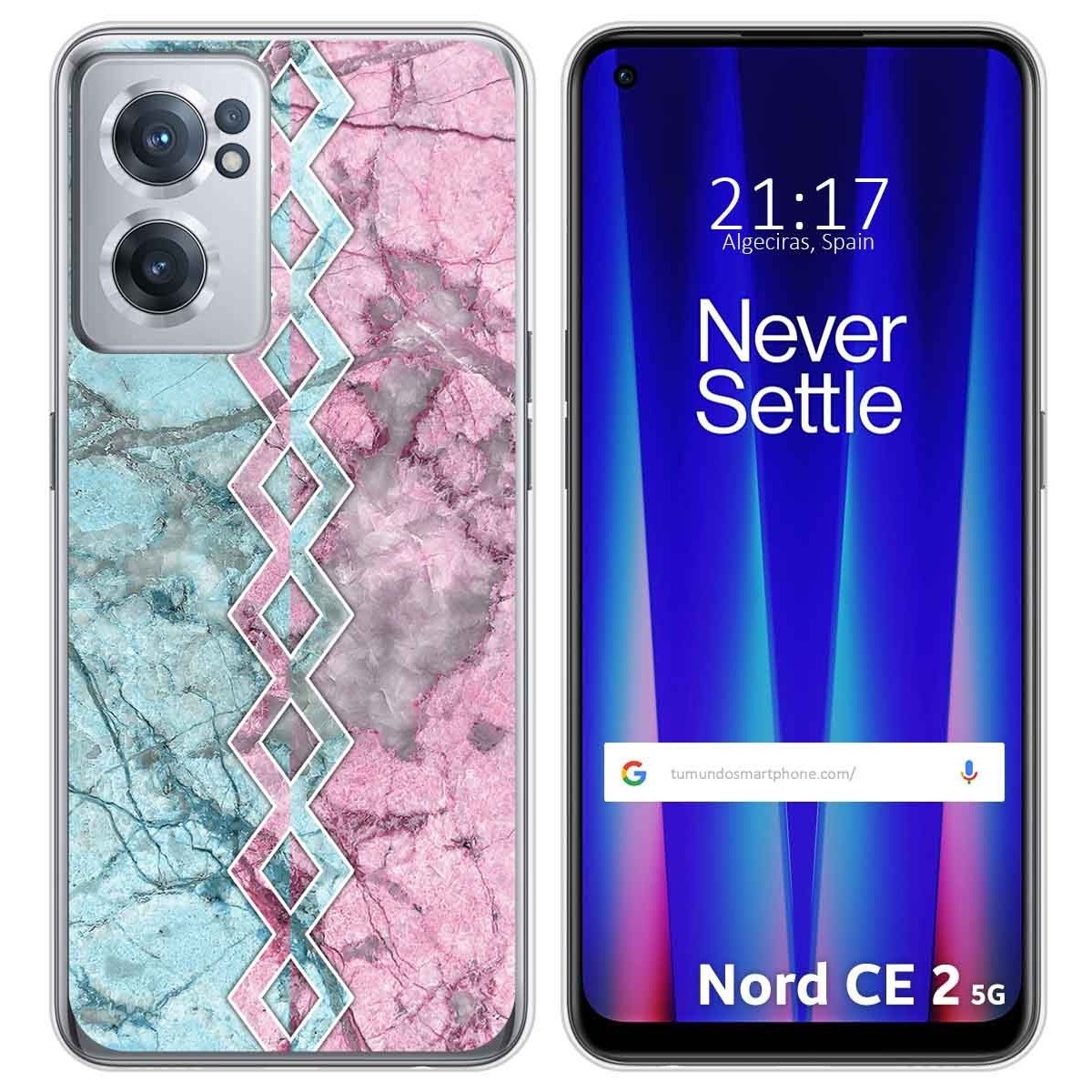 Funda Silicona para Oneplus Nord CE 2 5G diseño Mármol 08 Dibujos