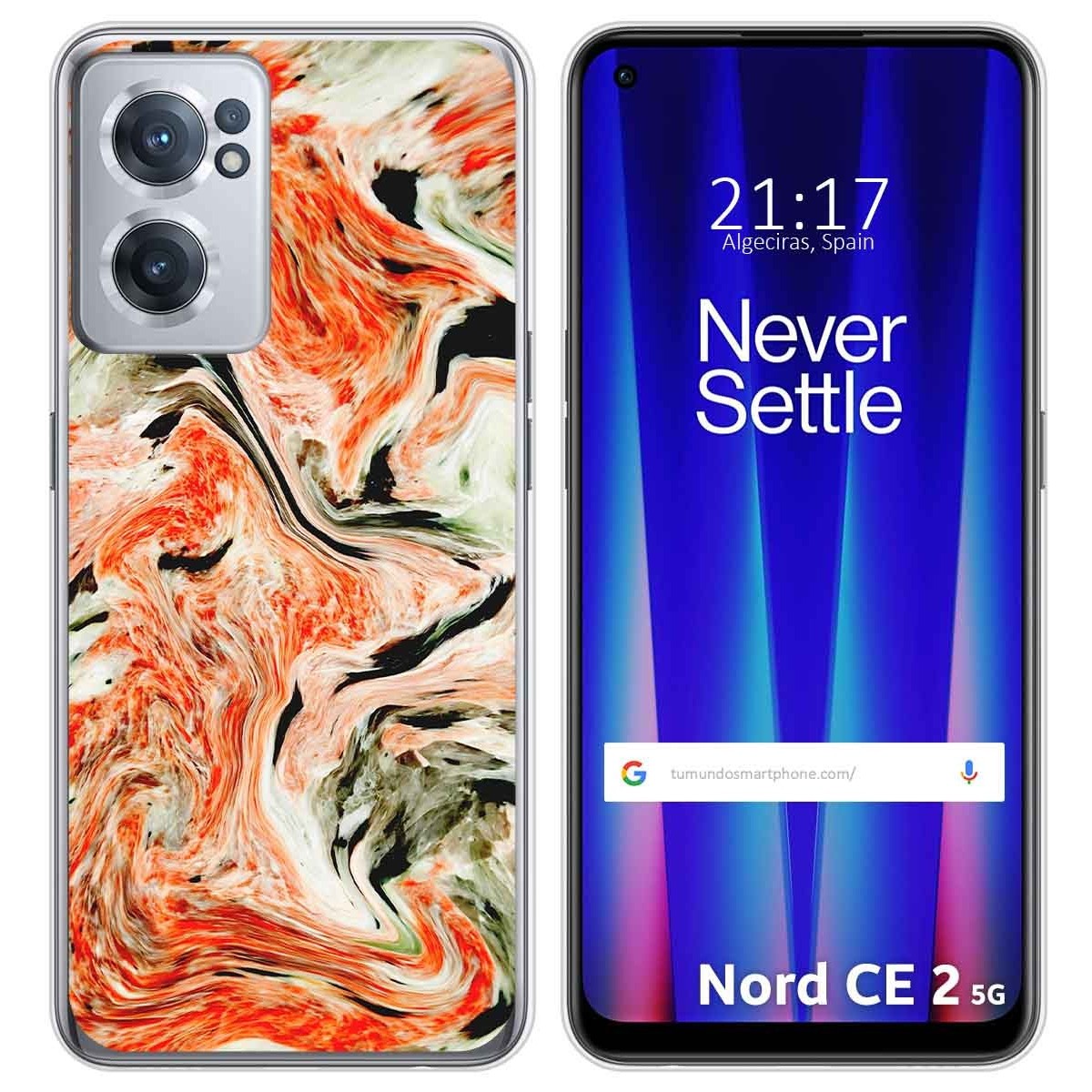 Funda Silicona para Oneplus Nord CE 2 5G diseño Mármol 12 Dibujos