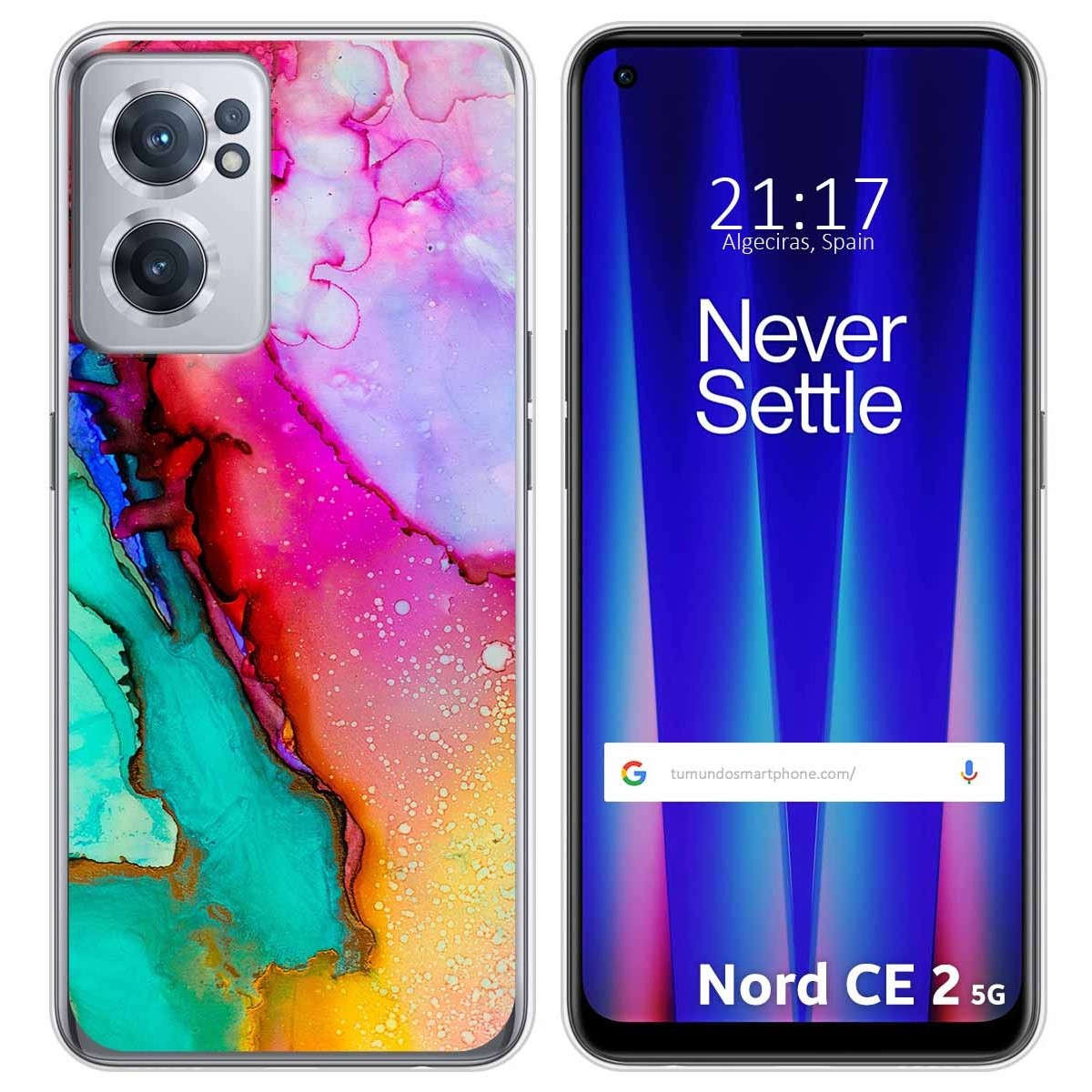 Funda Silicona para Oneplus Nord CE 2 5G diseño Mármol 15 Dibujos
