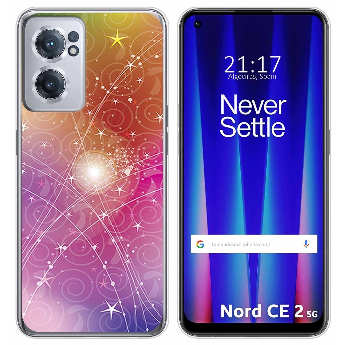 Funda Silicona para Oneplus Nord CE 2 5G diseño Abstracto Dibujos