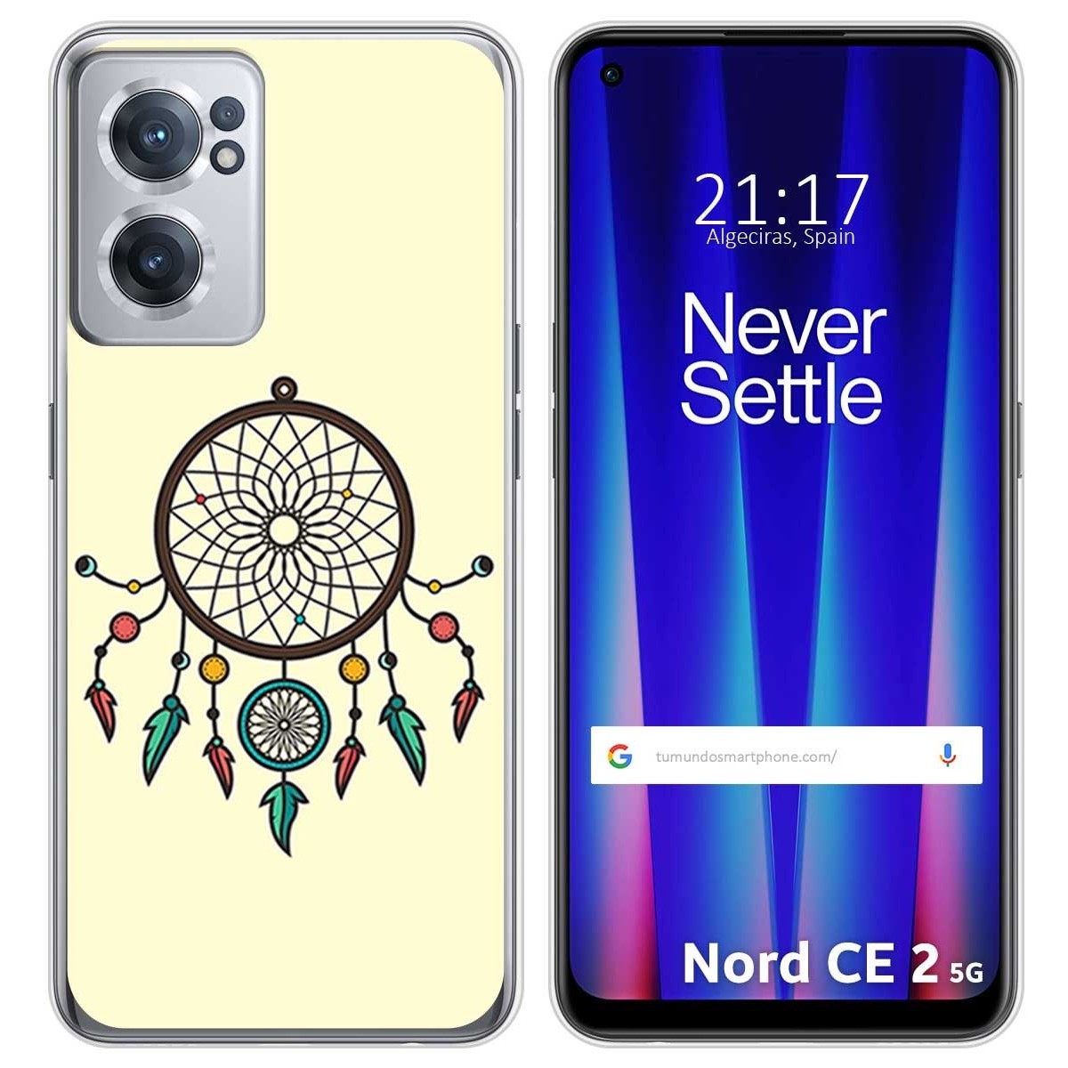 Funda Silicona para Oneplus Nord CE 2 5G diseño Atrapasueños Dibujos